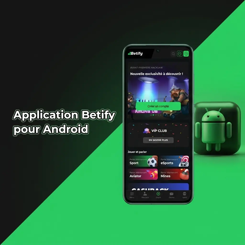 Application Betify APK pour Android téléchargeable gratuitement sur smartphone compatible en France