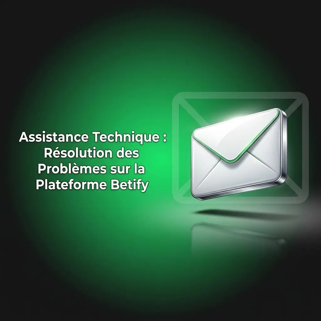 Assistance technique Betify pour résoudre problèmes de connexion, paiements et dysfonctionnements via chat, email ou téléphone
