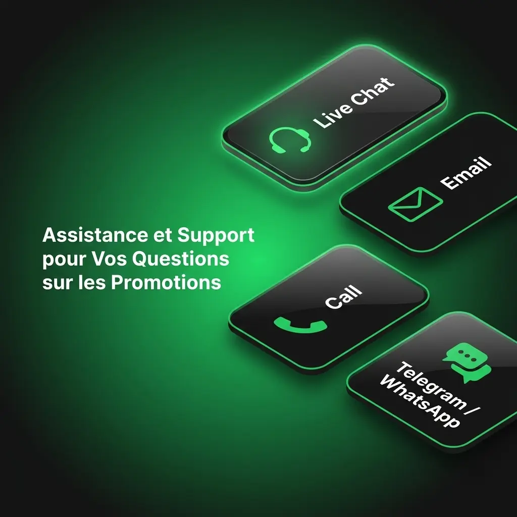 Équipe support Betify disponible 24h/24 via chat, email et FAQ pour répondre aux questions sur les bonus et promotions