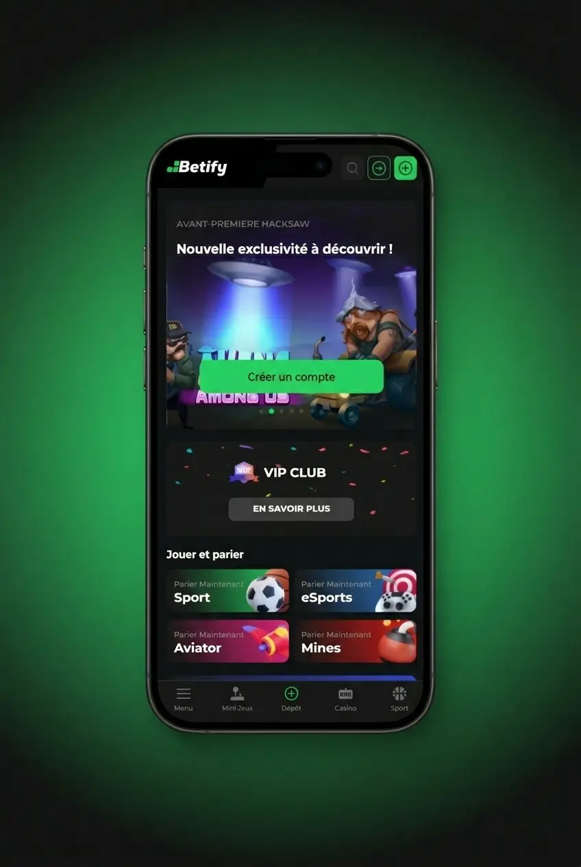 Étapes pour s'inscrire et commencer à jouer sur Betify Casino en ligne