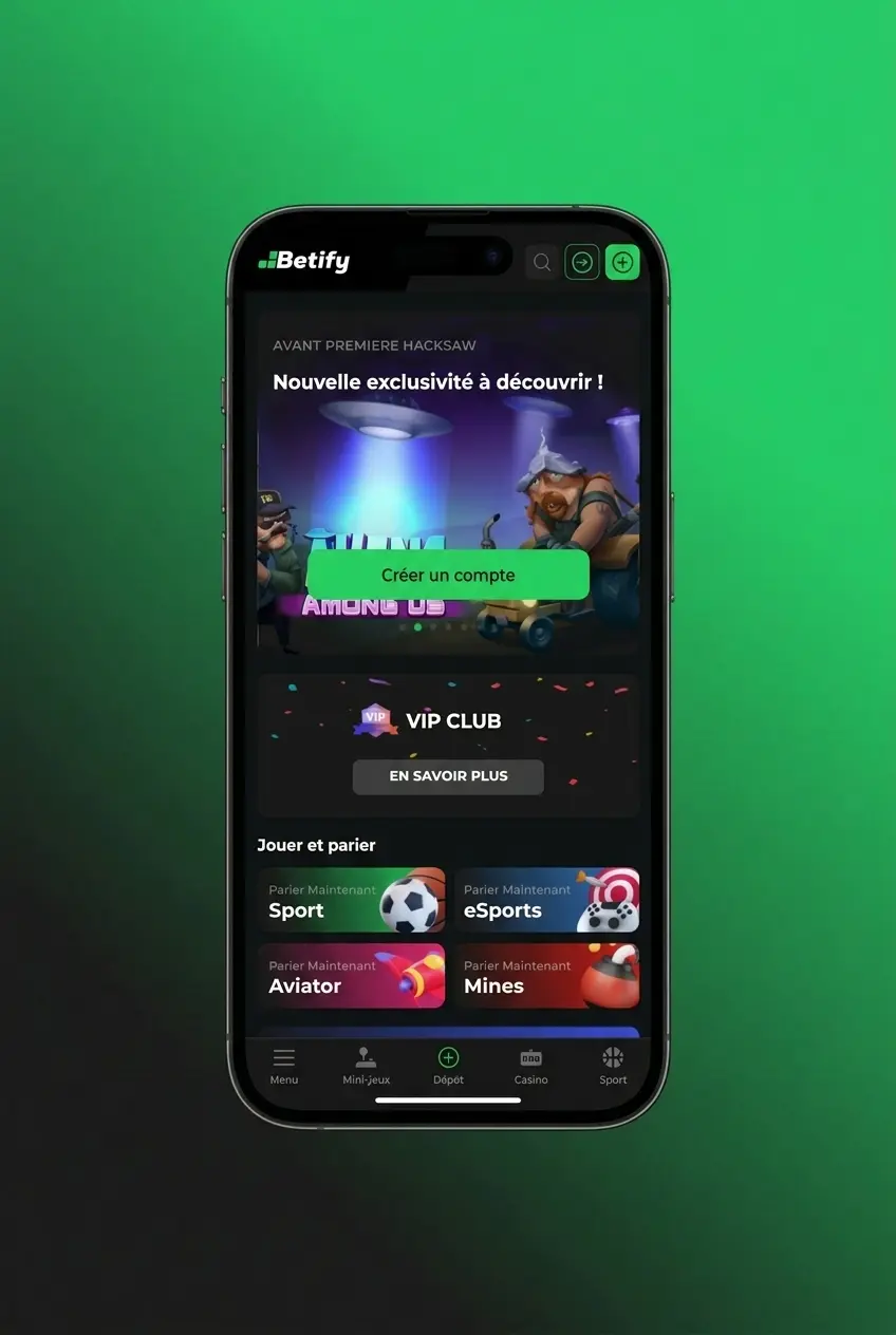 Guide étape par étape pour parier sur le football sur Betify, de l'inscription au premier pari validé