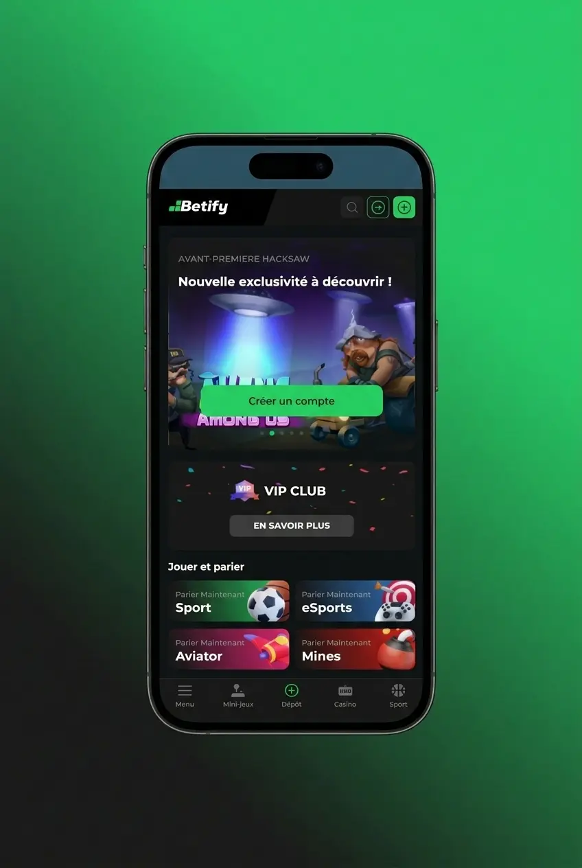 Guide étape par étape pour parier sur le football sur Betify, de l'inscription au premier pari validé