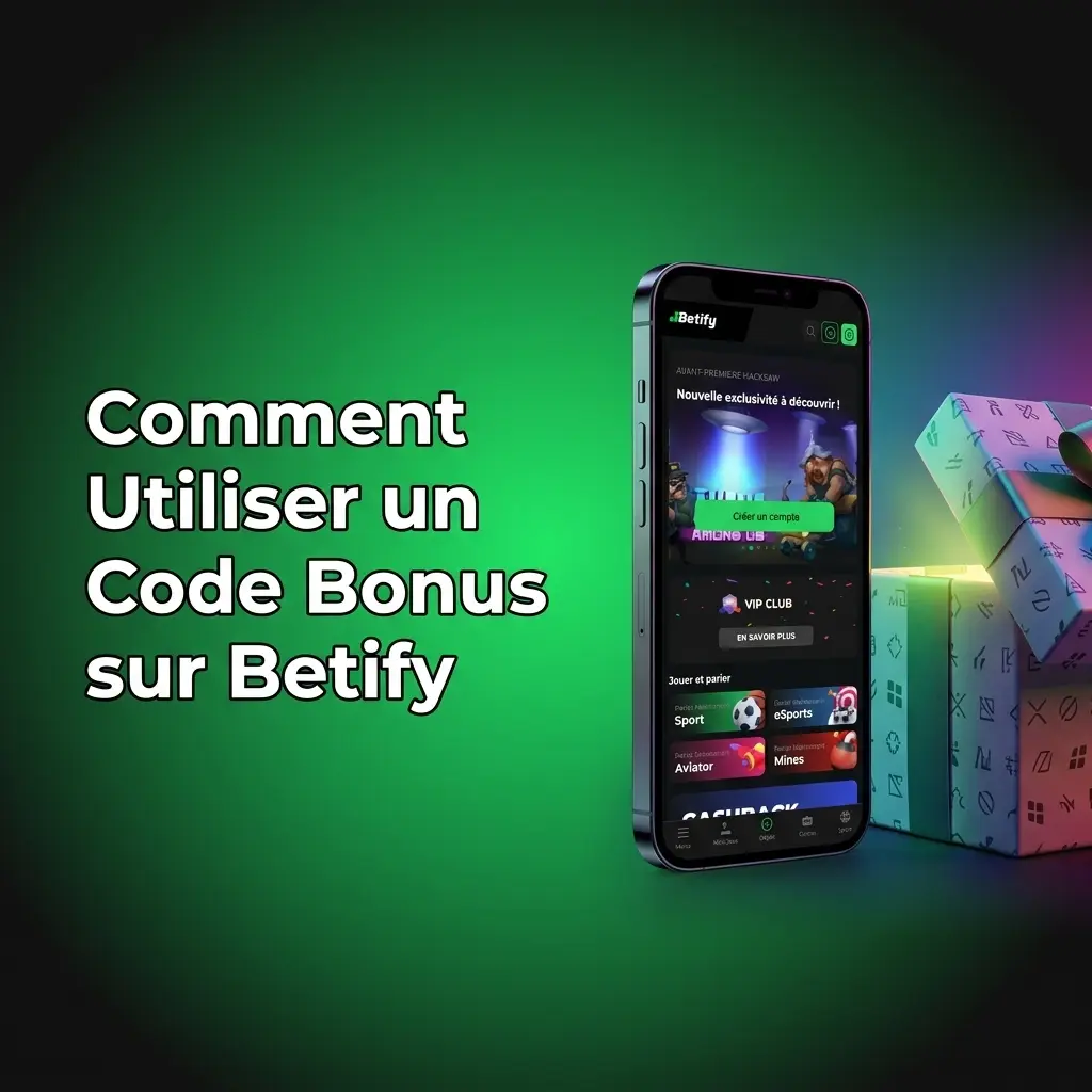 Guide étape par étape pour utiliser un code bonus sur Betify lors d'un dépôt