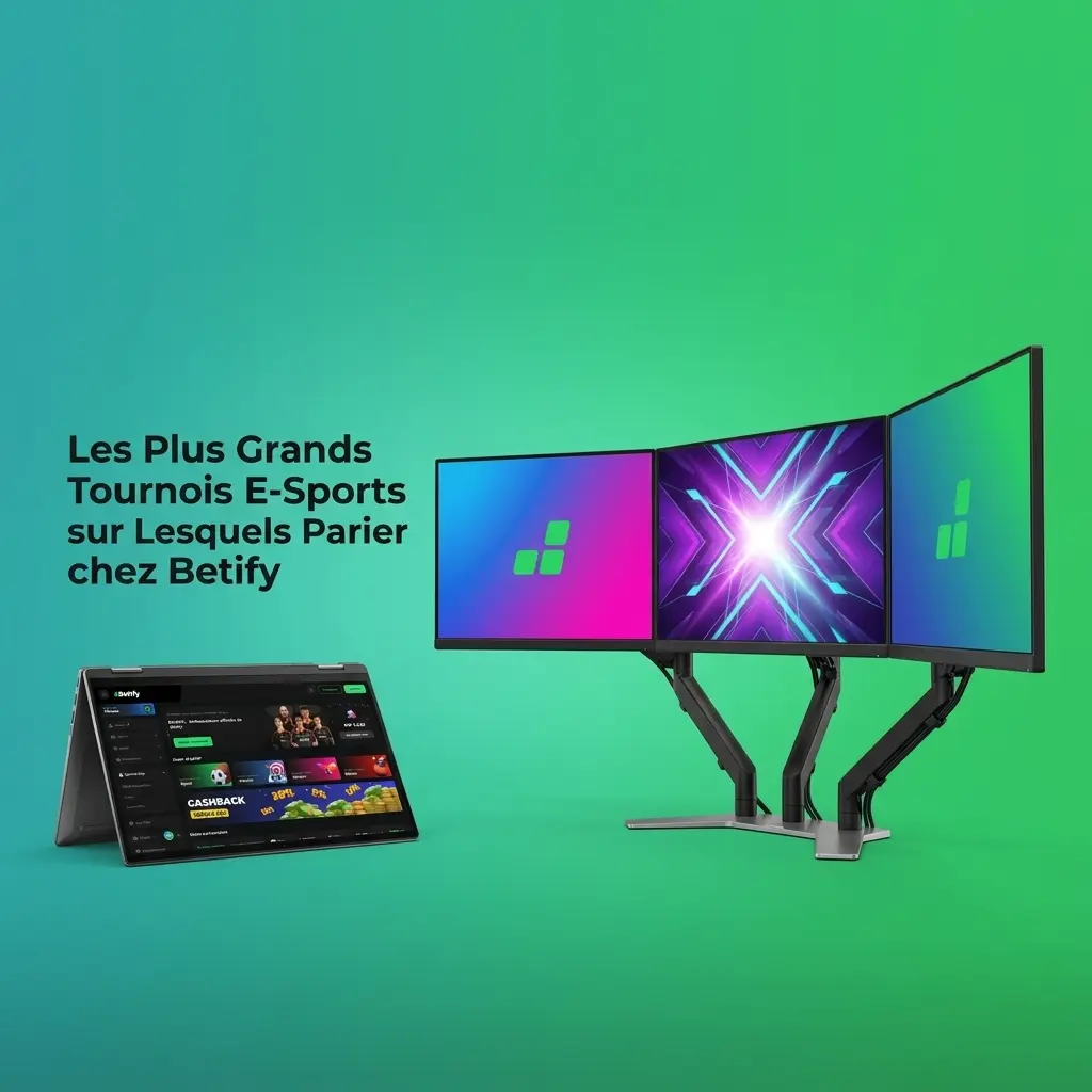 Tableau des grands tournois e-sports 2026 disponibles sur Betify par discipline