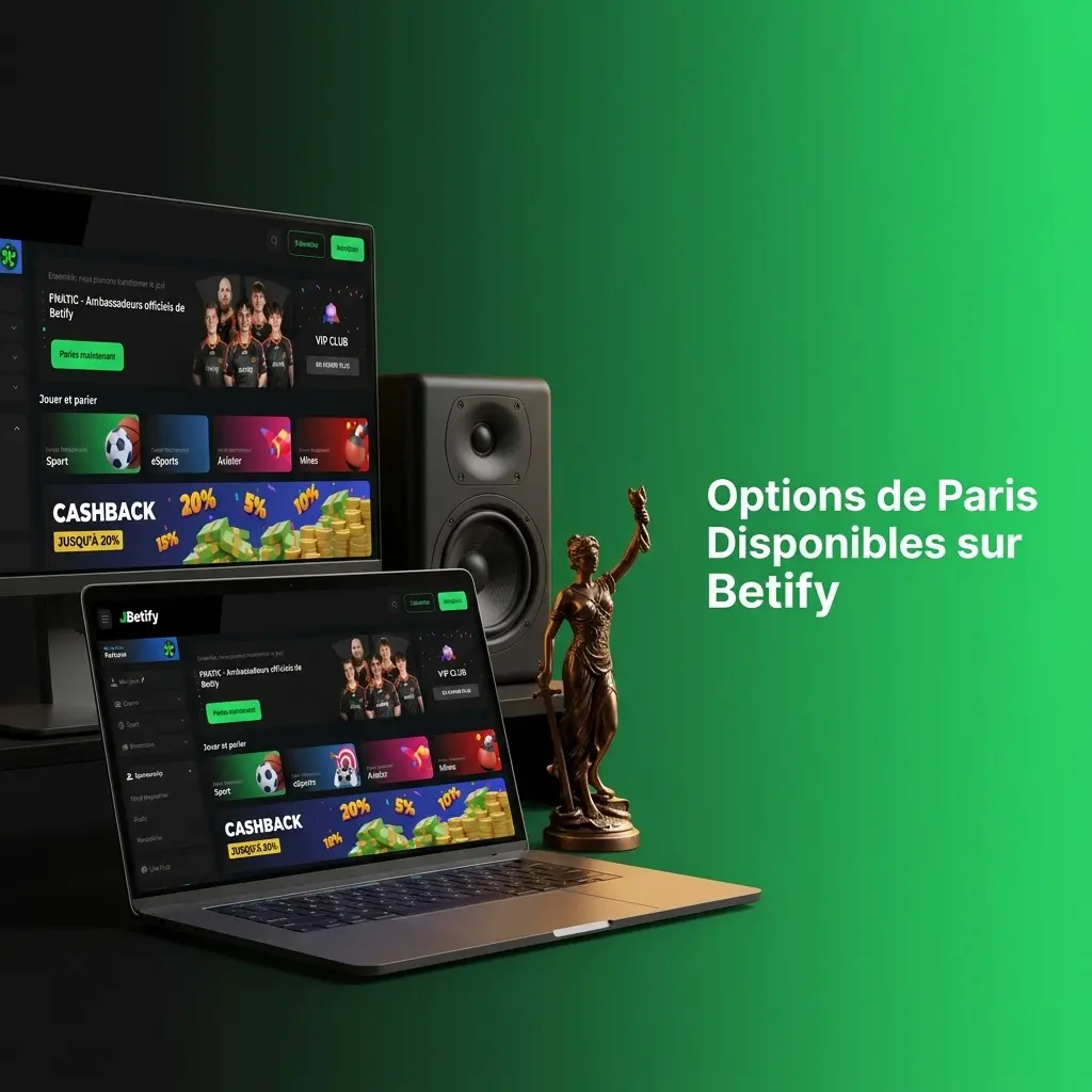 Options de paris Betify : live, pré-match et multi live pour parieurs français